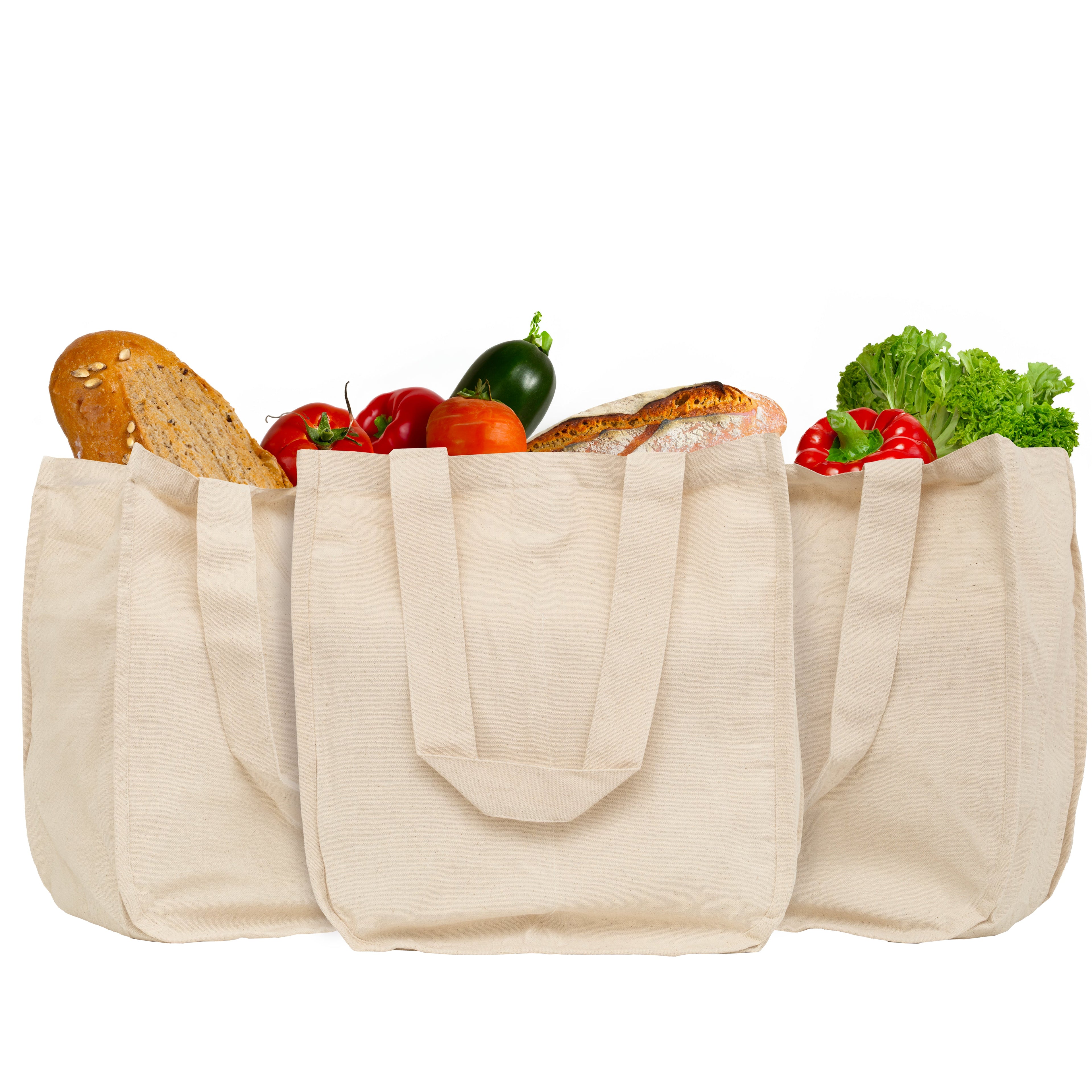 Canvas Grocery Tote Bags wall art with nature-inspired artwork - product view 5