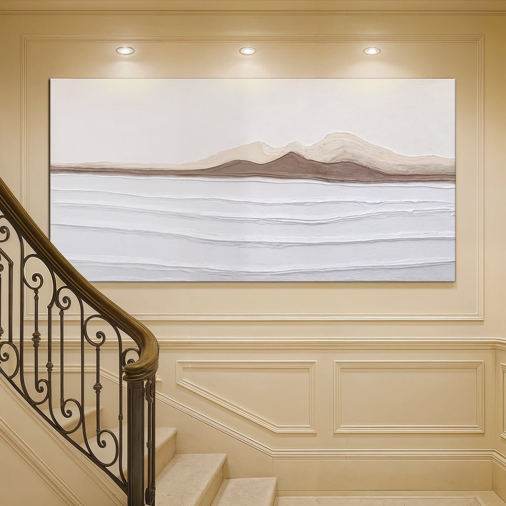 Earth Tone Abstract wall art with nature-inspired artwork - product view 2