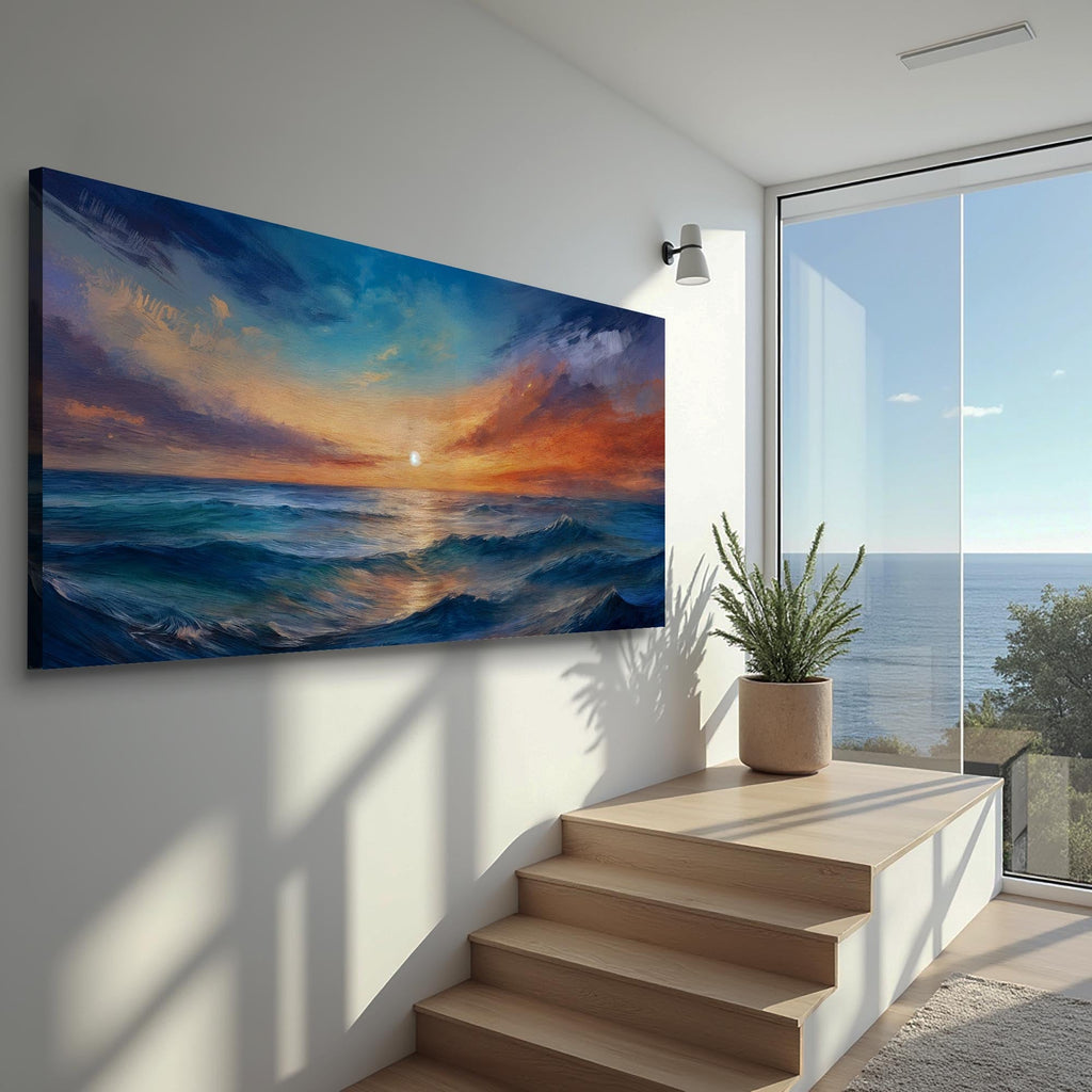Waterscape Abstract Xiii wall art with nature-inspired artwork - product view 2