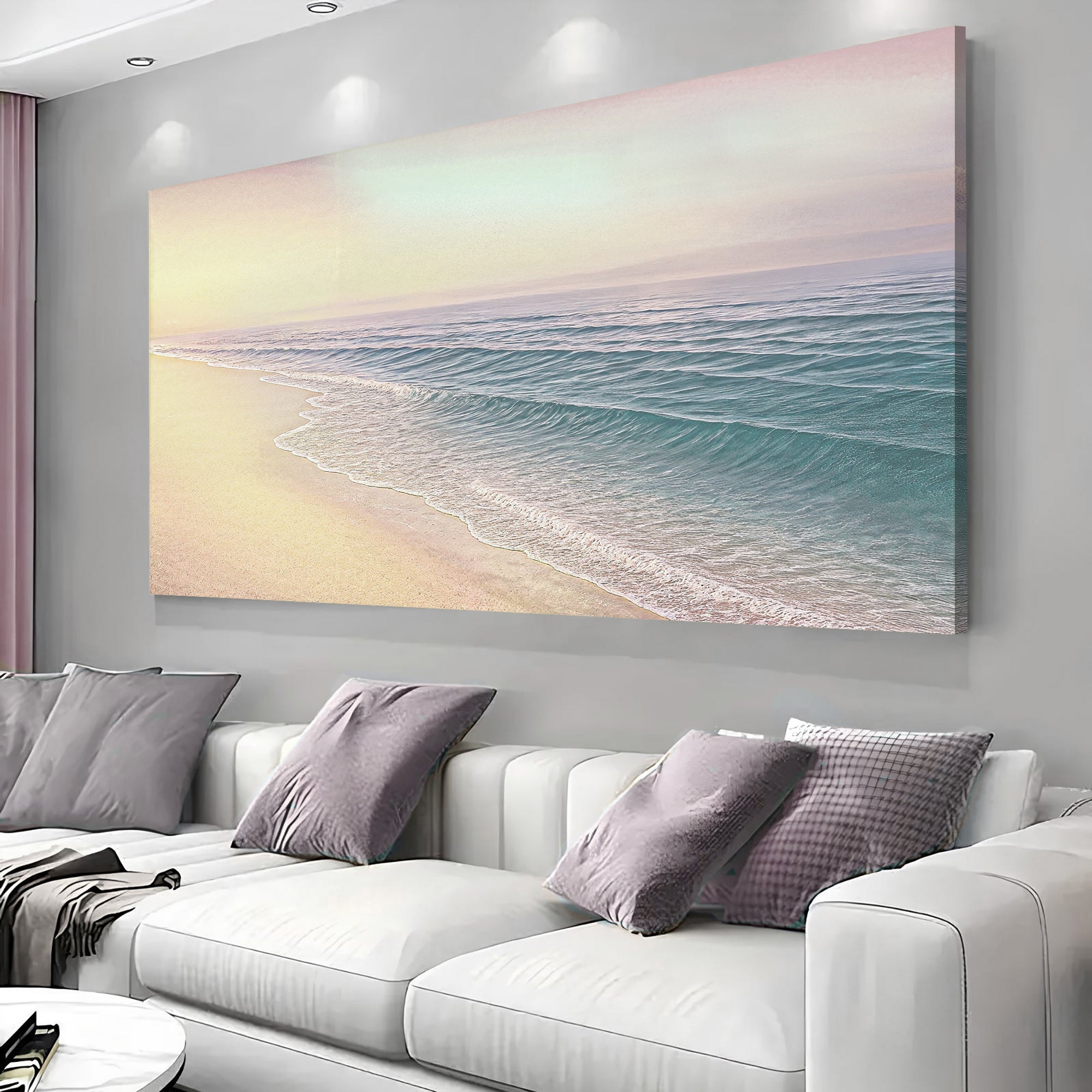Beachside Bliss Coastal wall art with nature-inspired artwork - product view 2