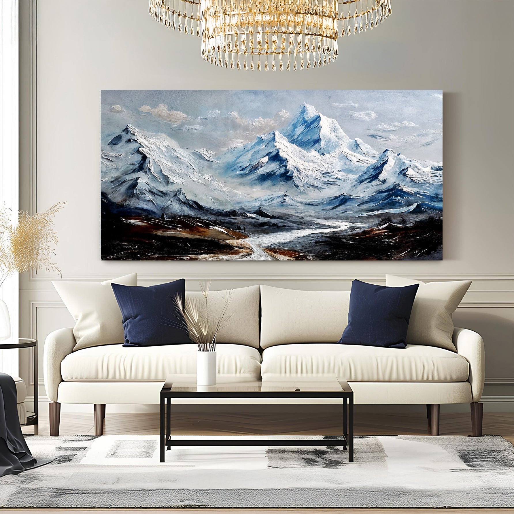 Mountain Minimalist Ii wall art with nature-inspired artwork - product view 2
