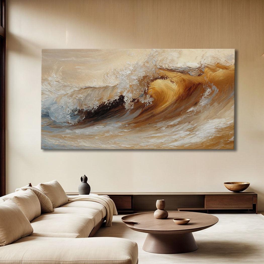 Ocean Wave Seascape Iii wall art with nature-inspired artwork - product view 2