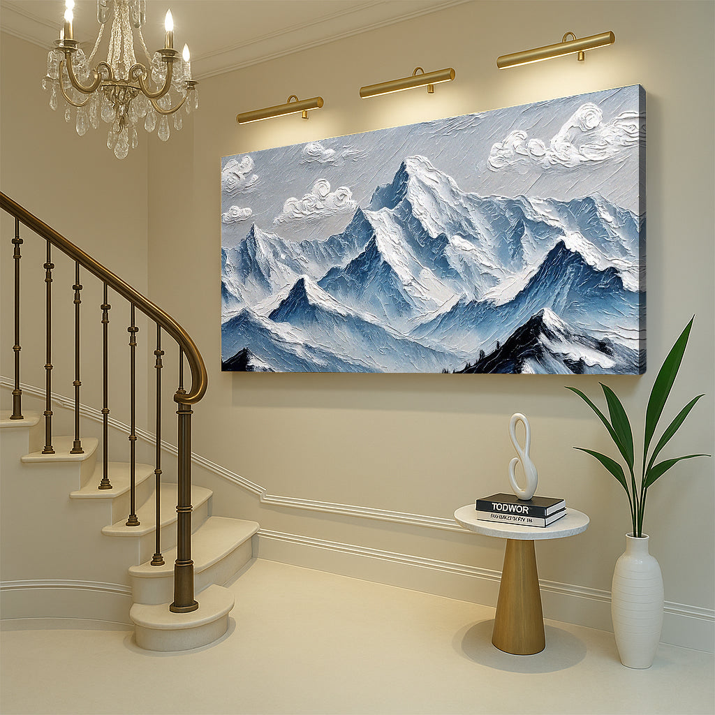 Mountain Minimalist wall art with nature-inspired artwork - product view 2