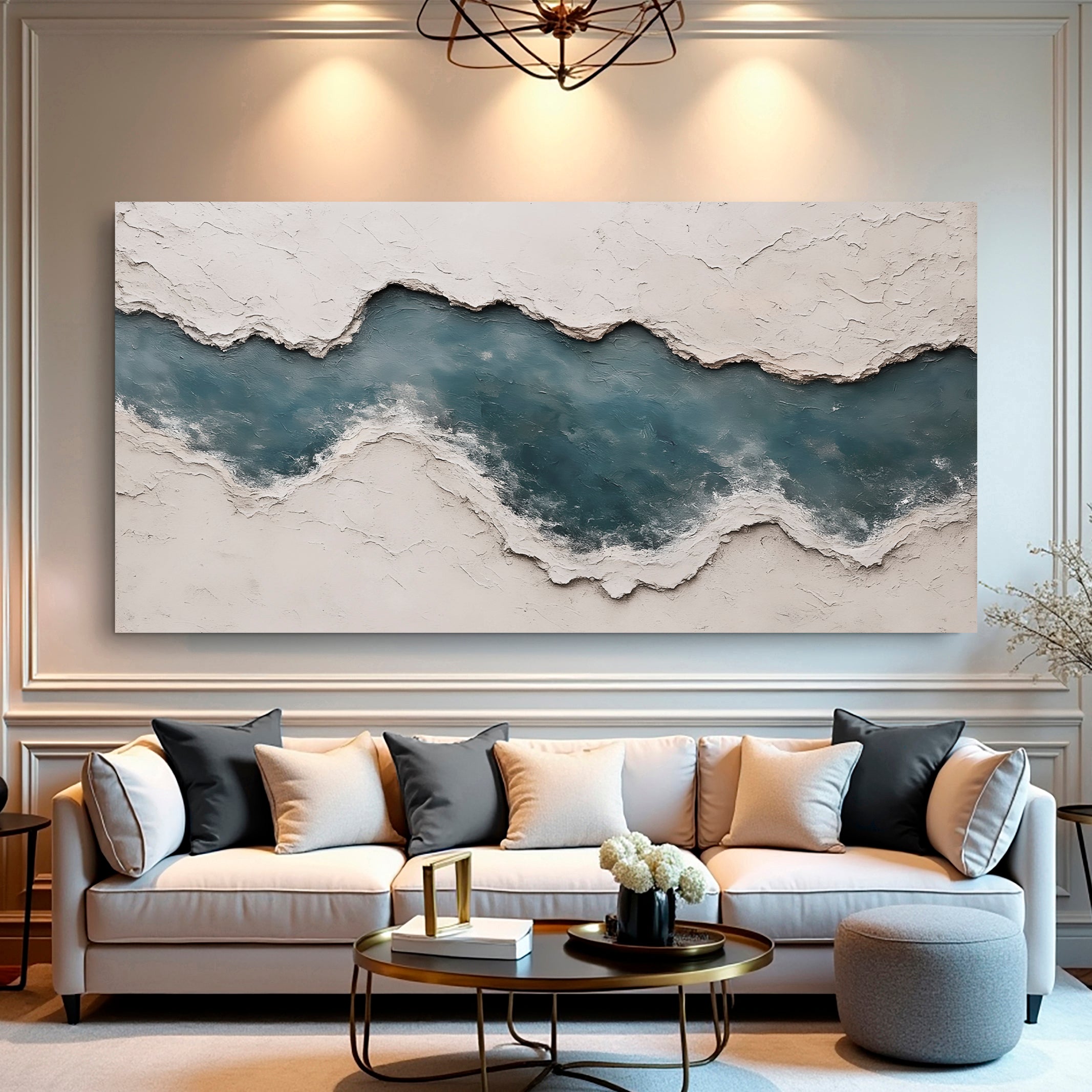 Minimalist Xii wall art with nature-inspired artwork - product view 4