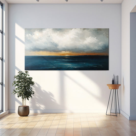 Waterscape Abstract Iii wall art with nature-inspired artwork - product view 2