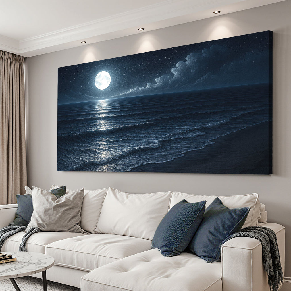 Beach Shoreline Coastal wall art with nature-inspired artwork - product view 4