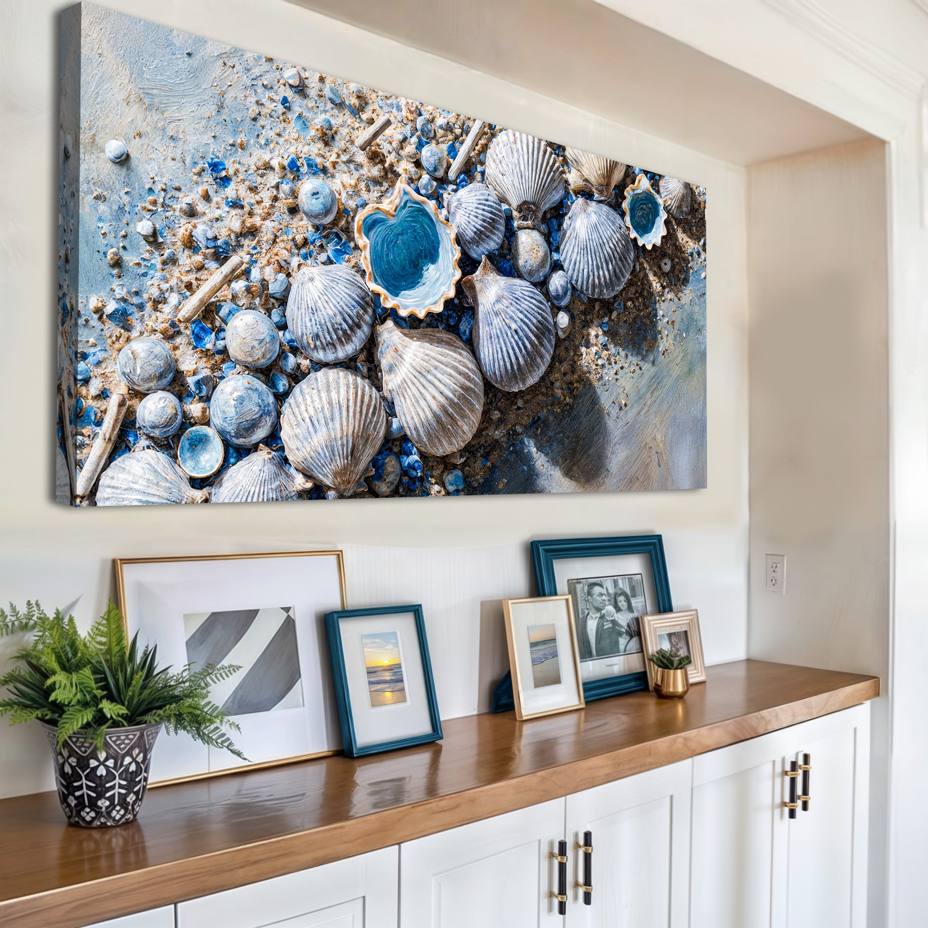 Sea Shells Modern Coastal Ii wall art with nature-inspired artwork - product view 2