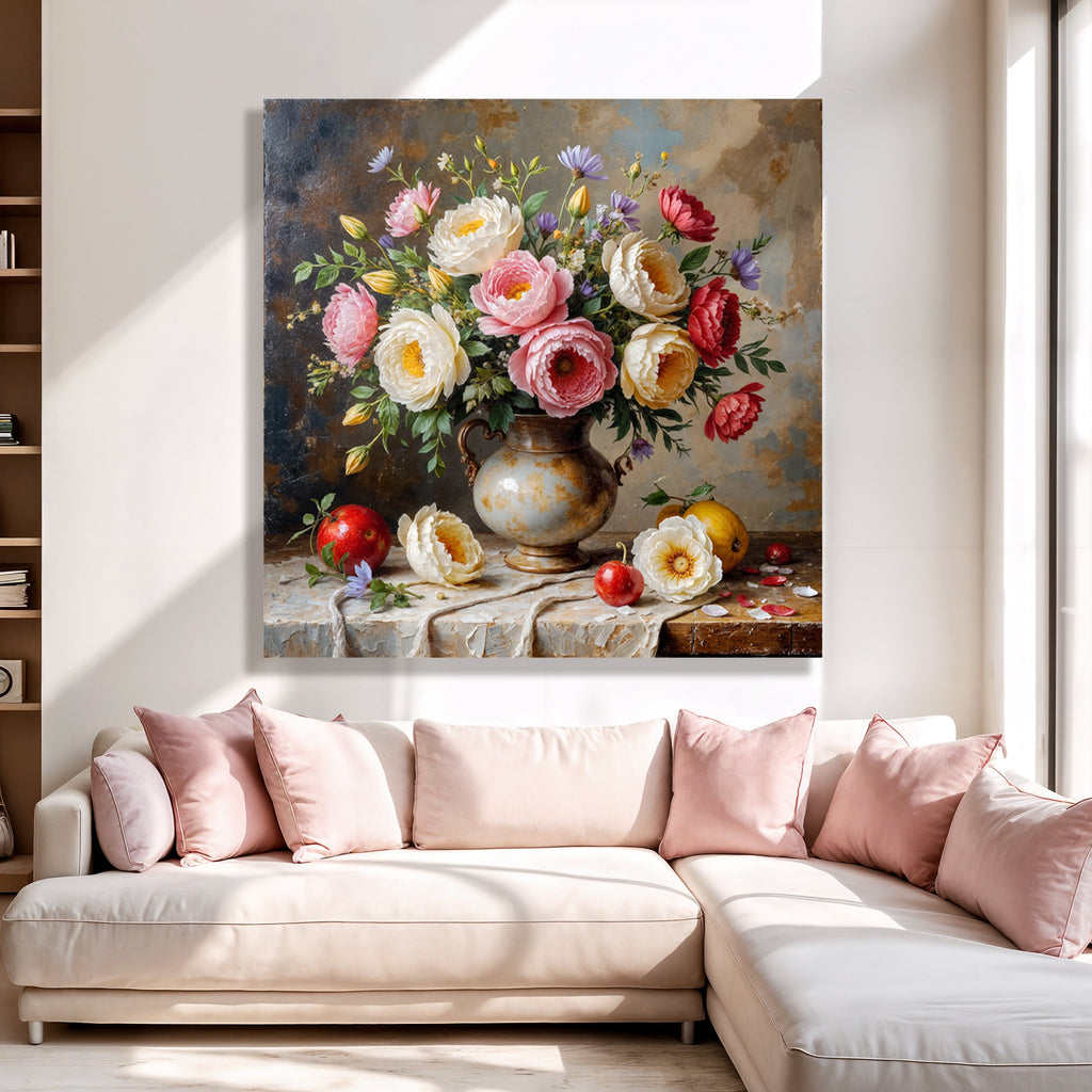 Summer Bloom Vase wall art with nature-inspired artwork - product view 2