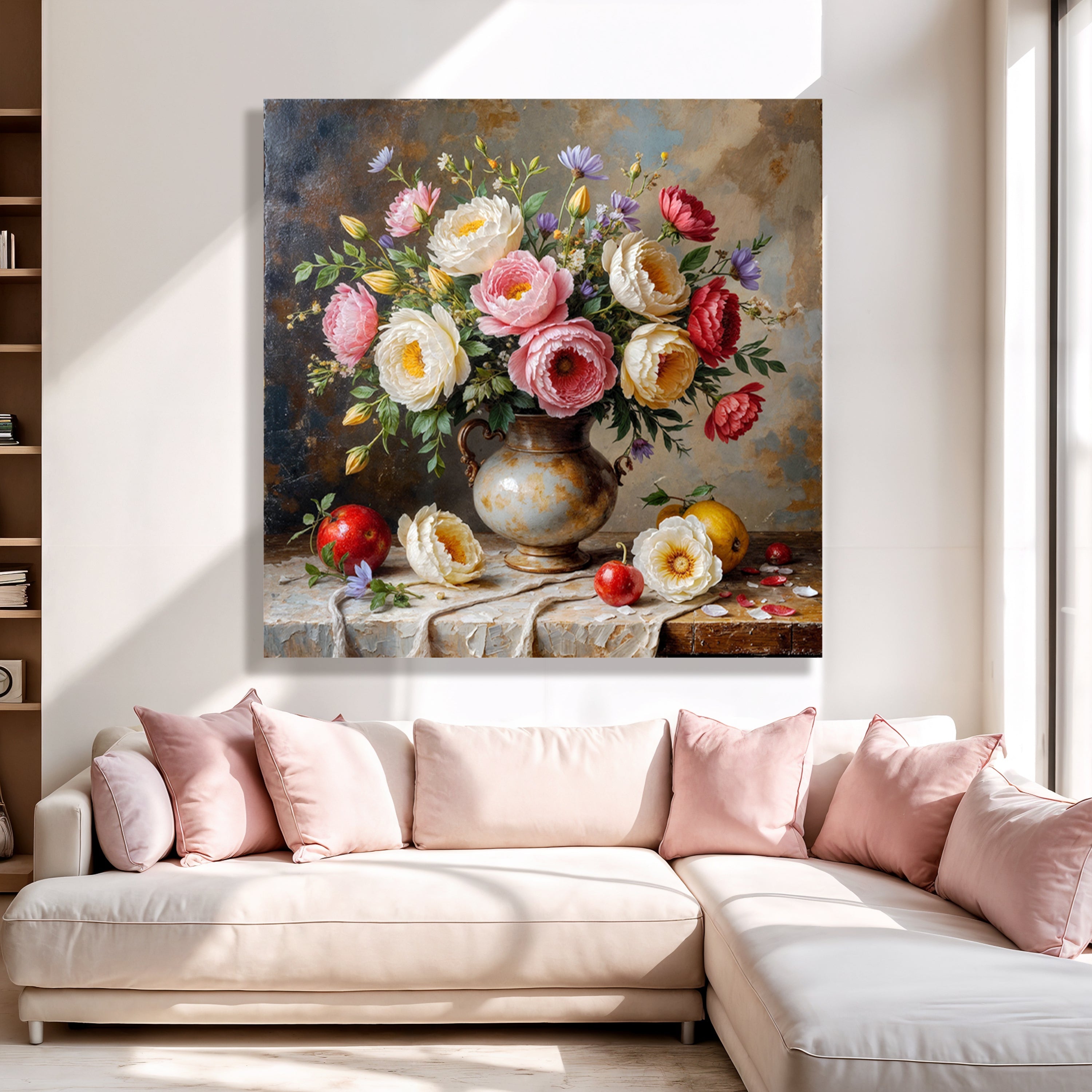 Summer Bloom Vase wall art with nature-inspired artwork - product view 2