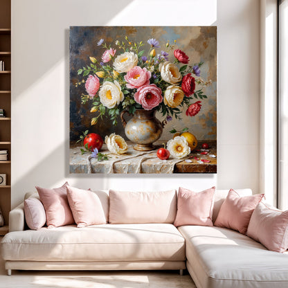 Summer Bloom Vase wall art with nature-inspired artwork - product view 2