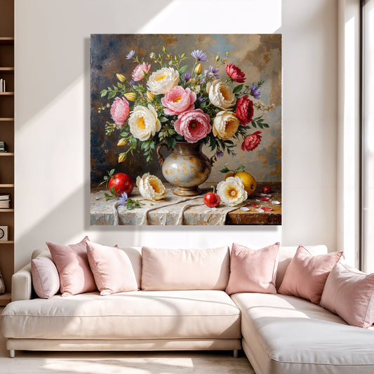 Summer Bloom Vase wall art with nature-inspired artwork - product view 2