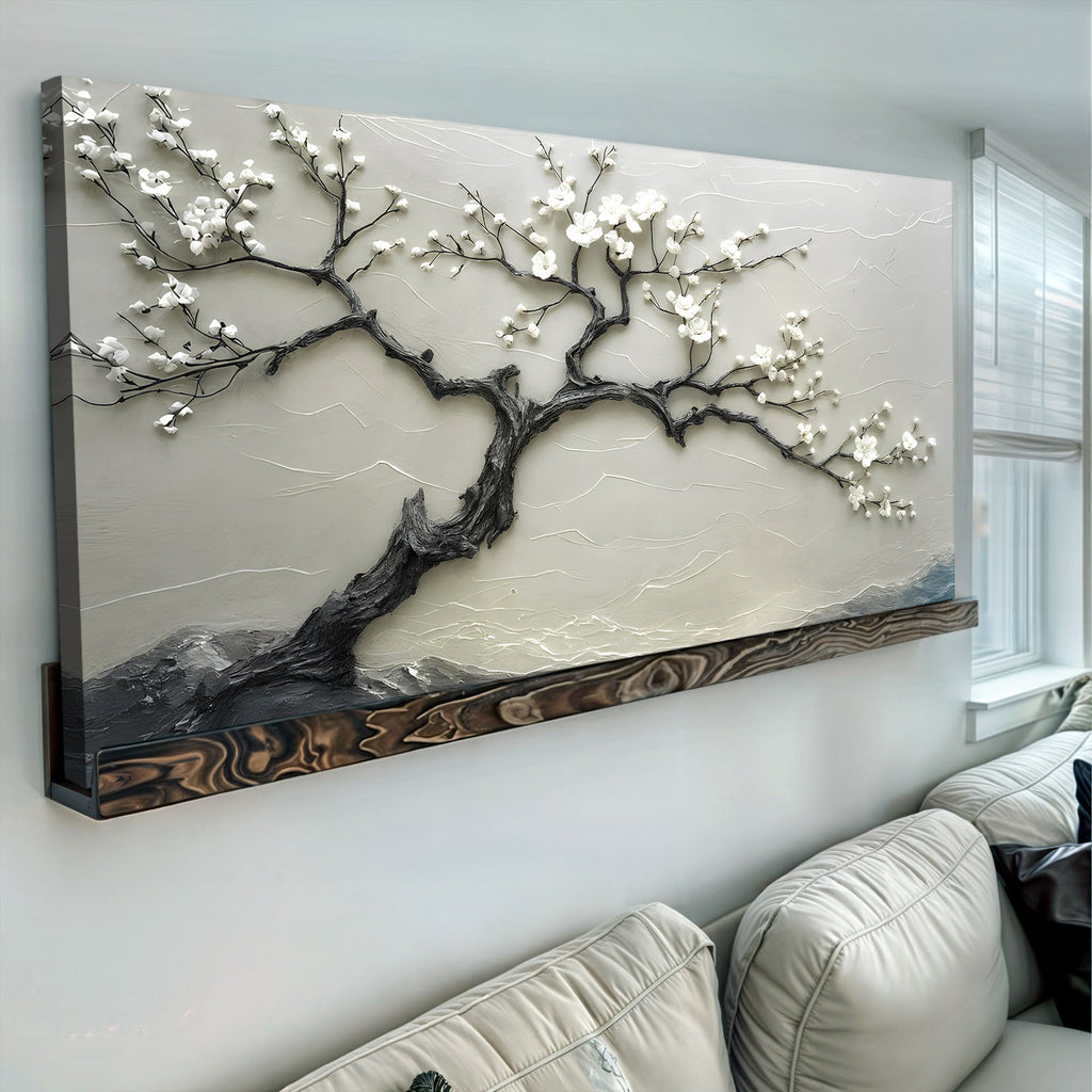 Silent Blossom wall art with nature-inspired artwork - product view 2