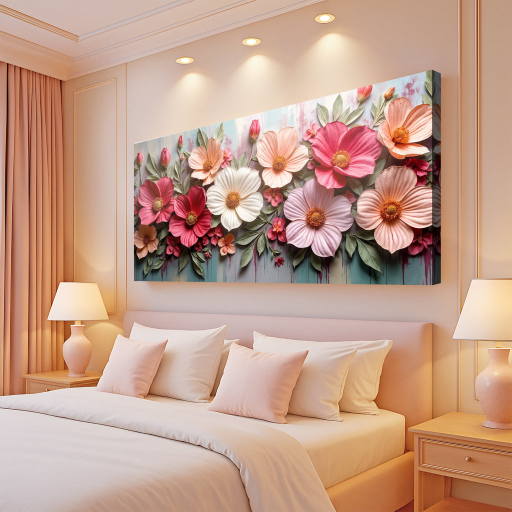 Colorful Floral Realistic Ii wall art with nature-inspired artwork - product view 2