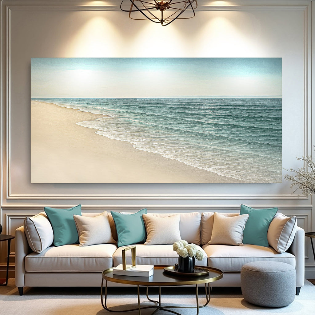 Beach Shoreline Coastal Ii wall art with nature-inspired artwork - product view 2