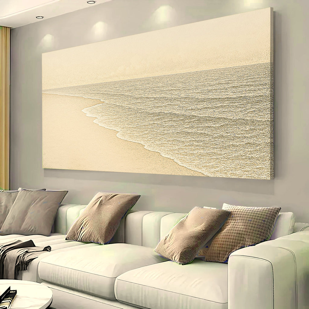 Beach Shoreline Coastal Iii wall art with nature-inspired artwork - product view 2