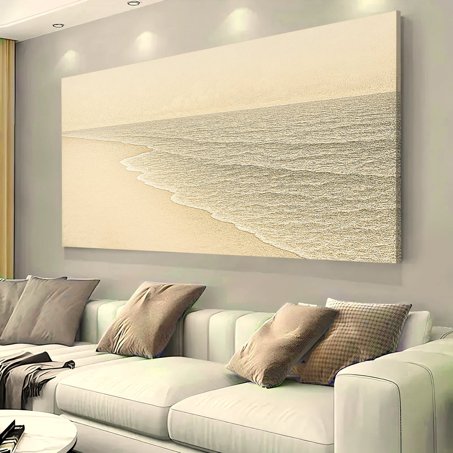 Beach Shoreline Coastal Iii wall art with nature-inspired artwork - product view 2