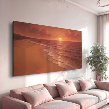 Beach Shoreline Coastal Vii wall art with nature-inspired artwork - product view 2
