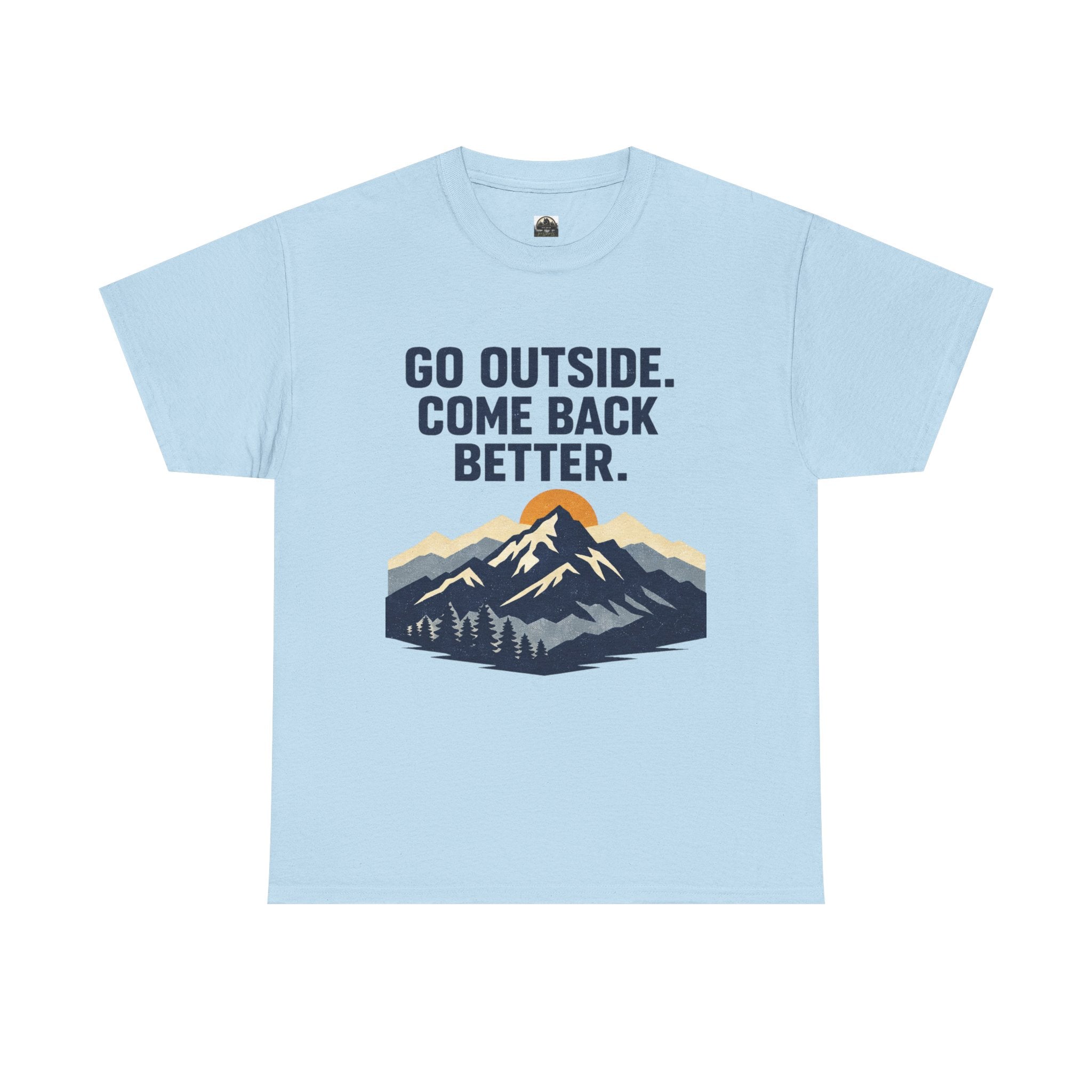 Go Outside Come Back Better T t-shirt with nature-inspired artwork - product view 10