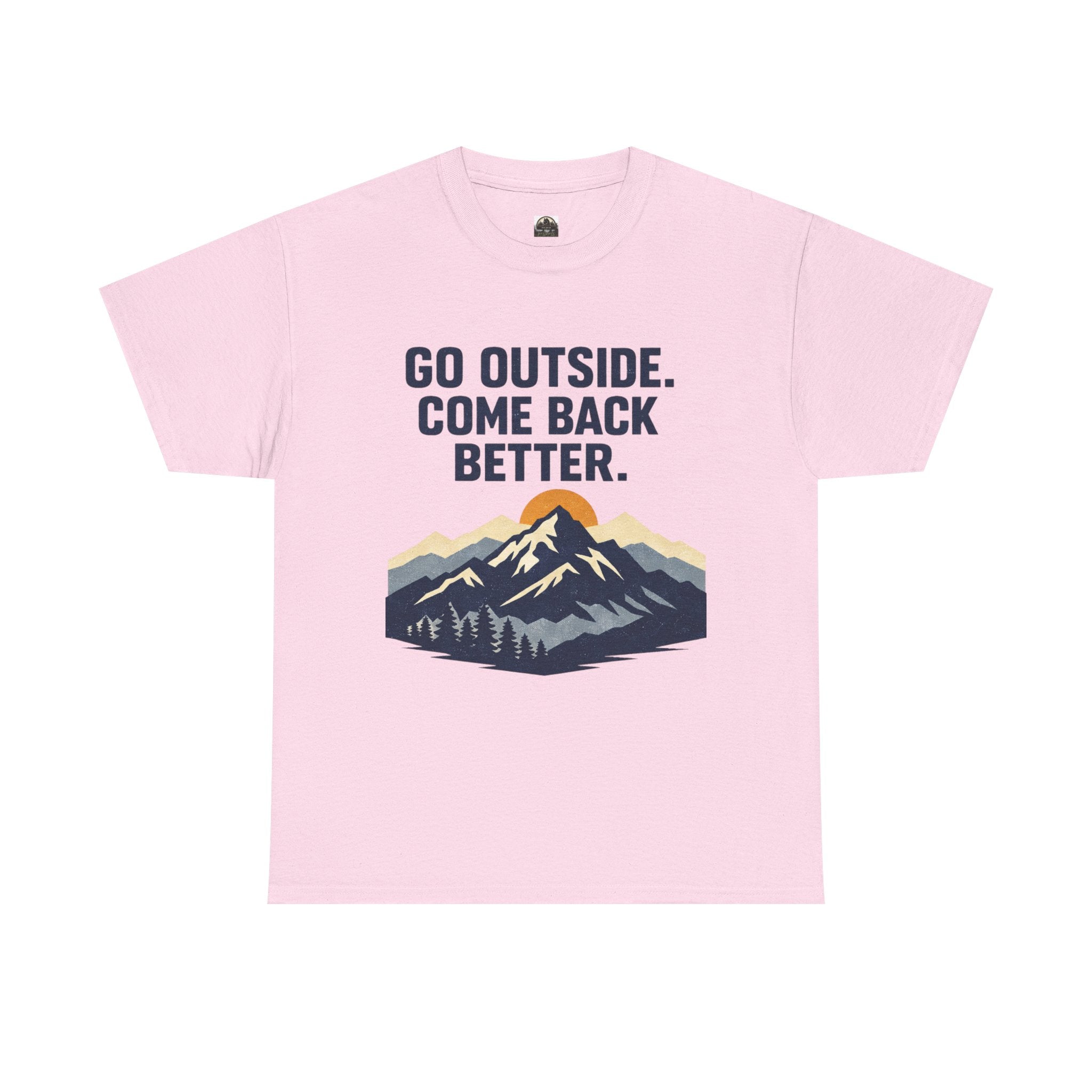 Go Outside Come Back Better T t-shirt with nature-inspired artwork - product view 12