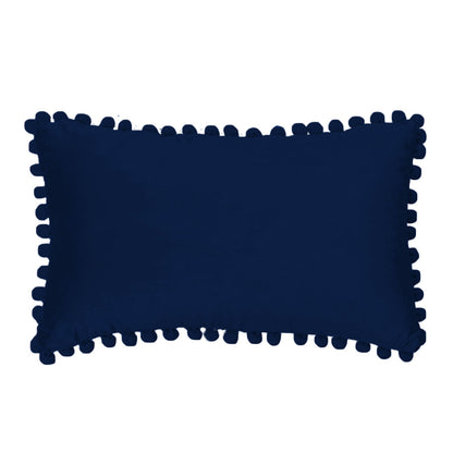 12''x20'' Velvet Pom pillow cover with nature-inspired artwork - product view 5