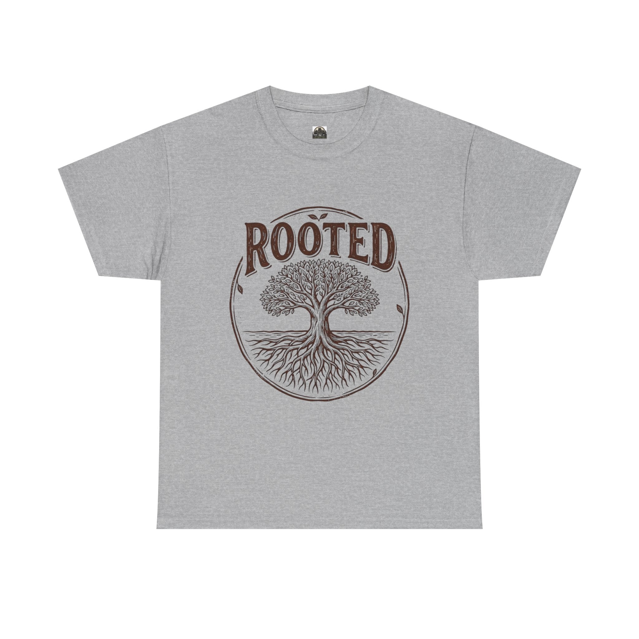 Rooted T t-shirt with nature-inspired artwork - product view 4