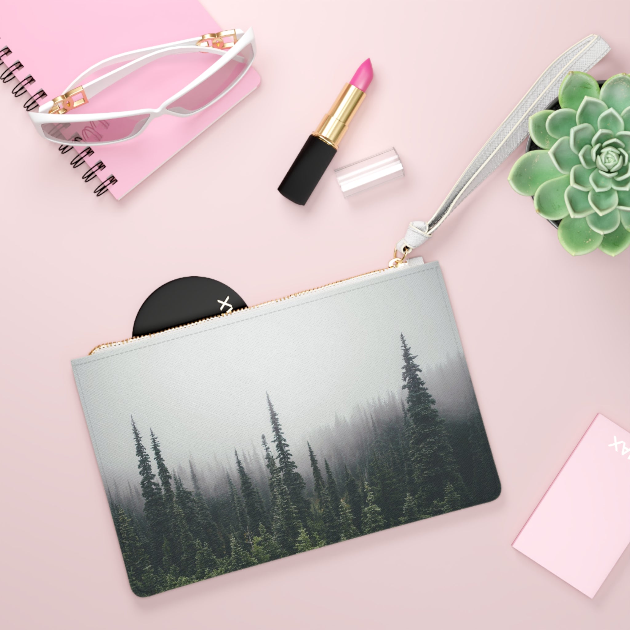 Misty Forest Makeup Bag