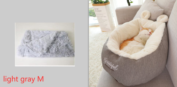 Pet Dog Bed Warming Soft Sleeping Bag Cushion Puppy Kennel uncategorized / needs cleanup with nature-inspired artwork - product view 11