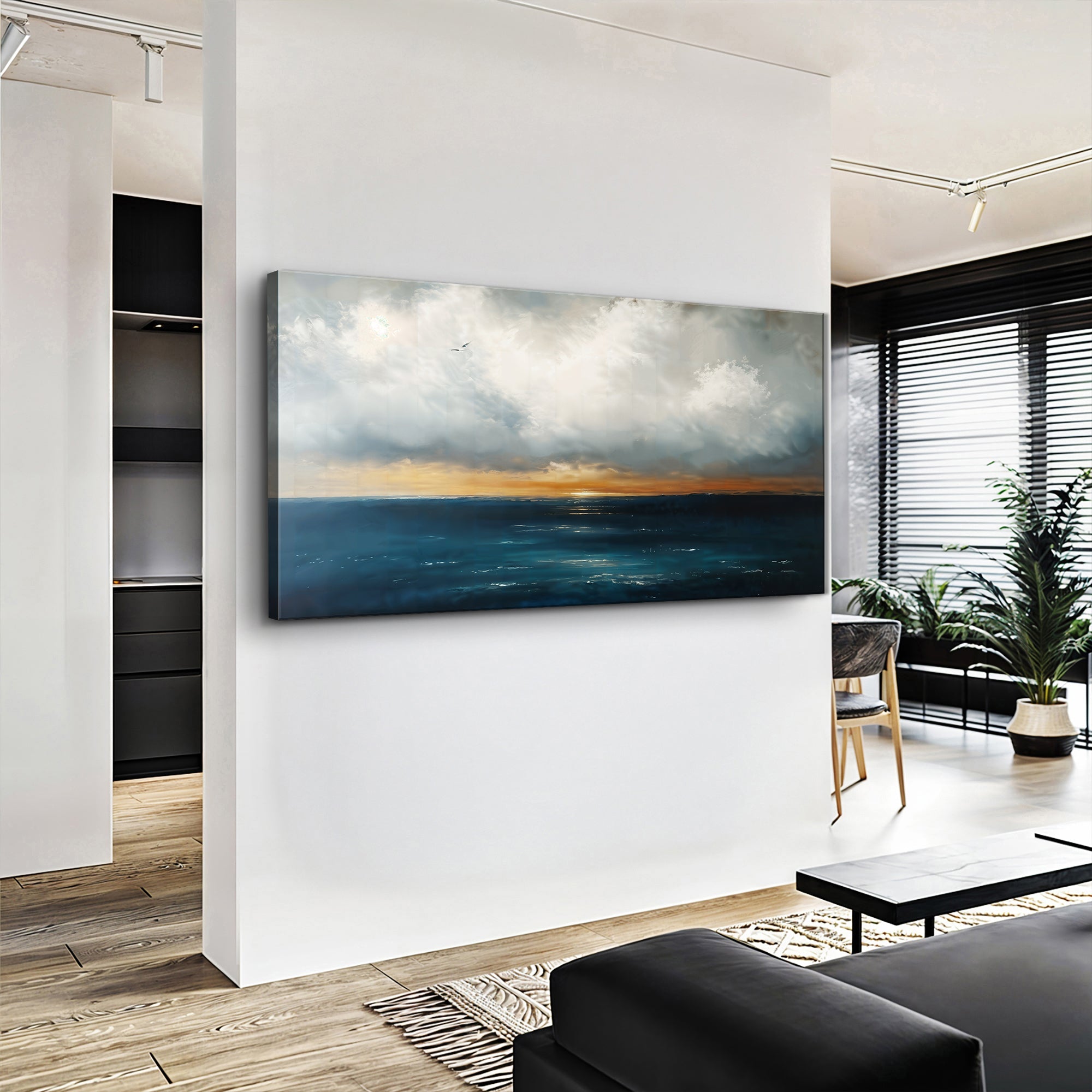 Waterscape Abstract Iii wall art with nature-inspired artwork - product view 3