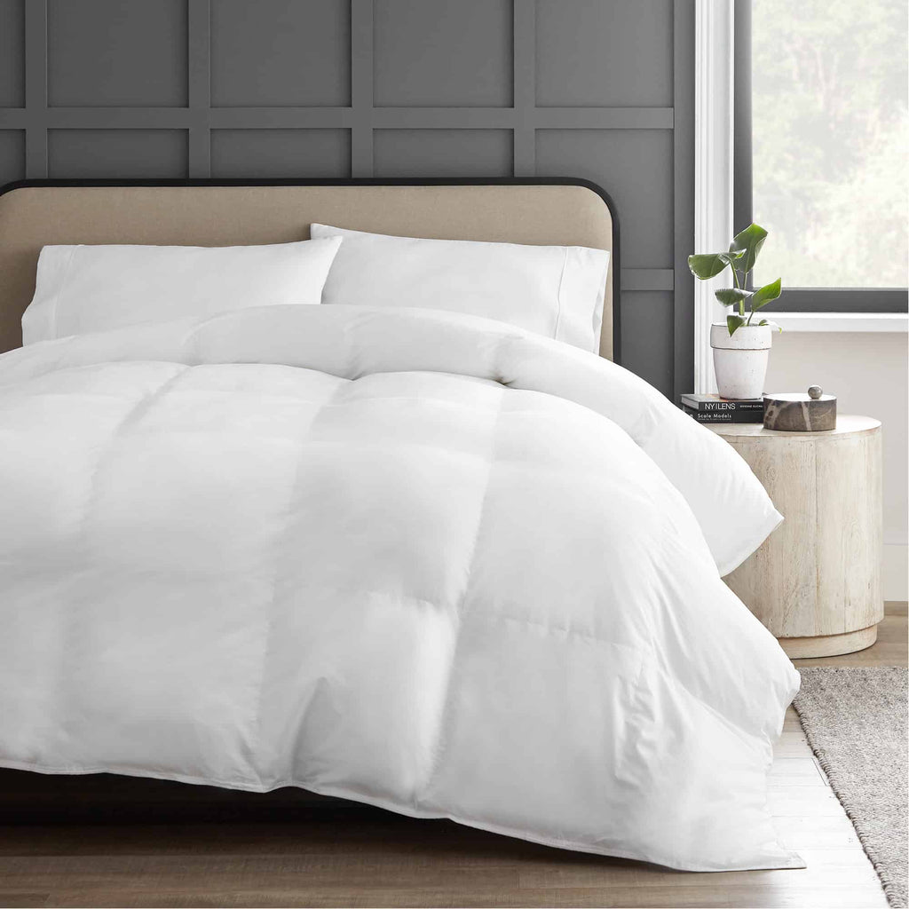 Down Alternative Micro Fiber Filled Comforter gots & fairtrade certified with nature-inspired artwork - product view 4