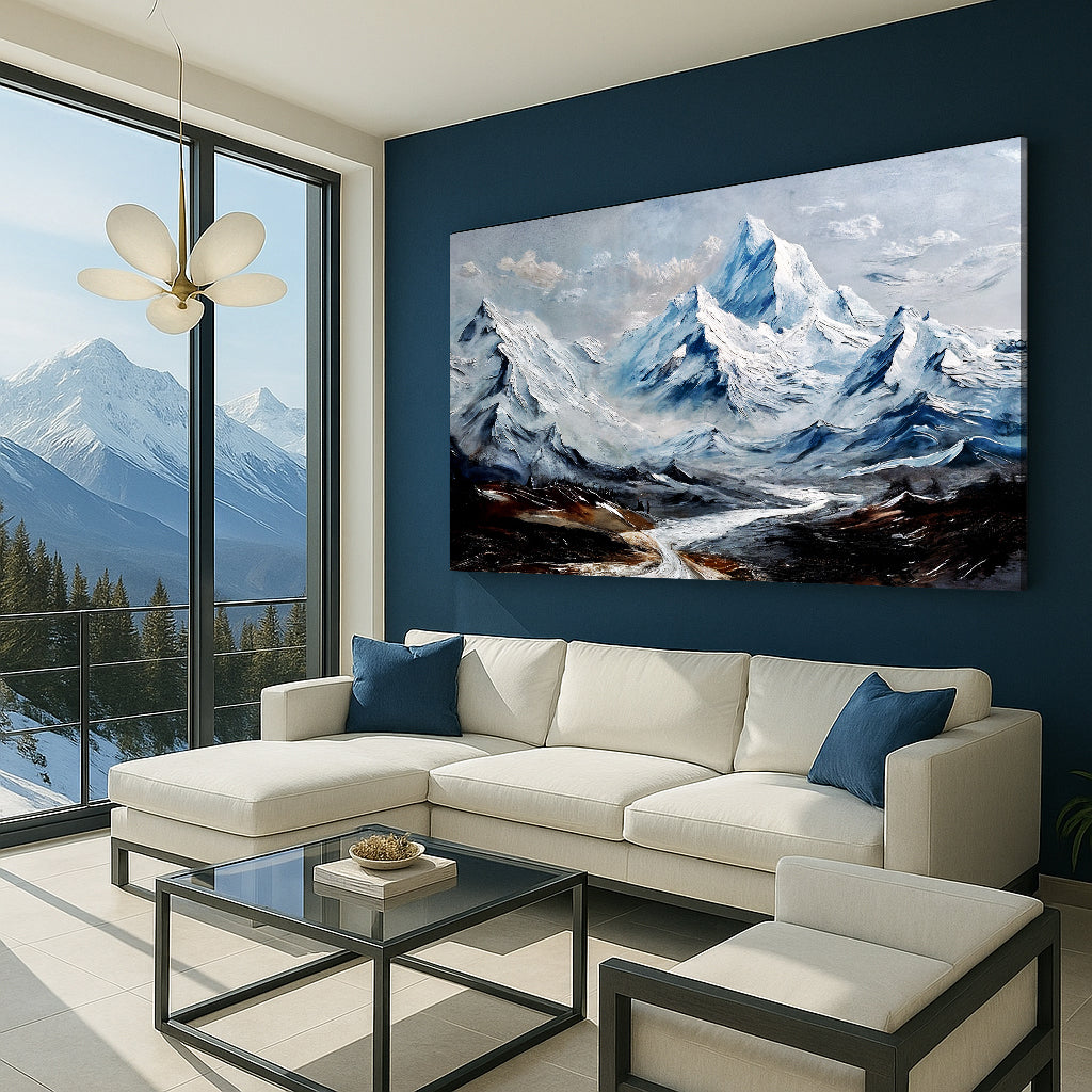 Mountain Minimalist Ii wall art with nature-inspired artwork - product view 3