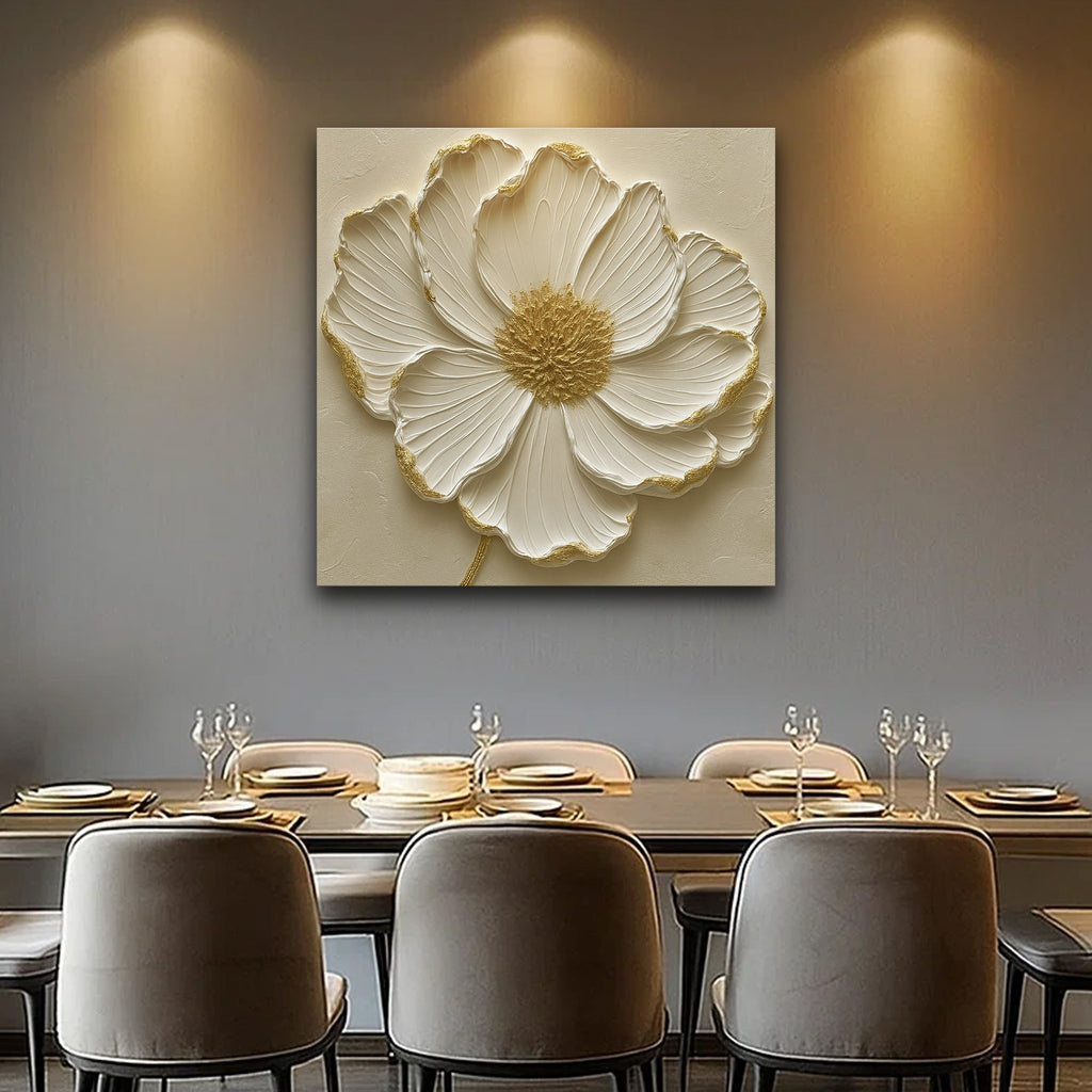 Modern Abstract Flower wall art with nature-inspired artwork - product view 3