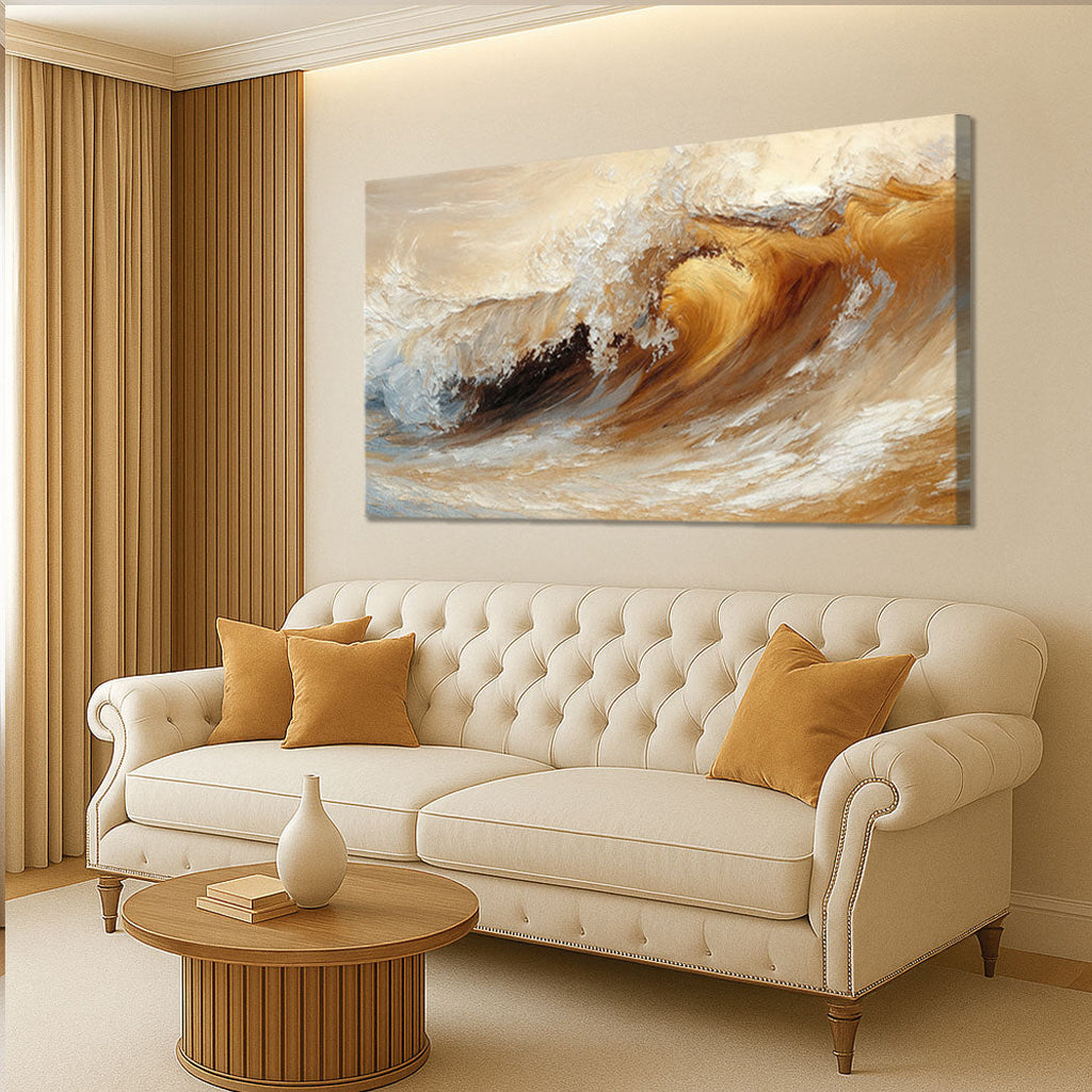 Ocean Wave Seascape Iii wall art with nature-inspired artwork - product view 3