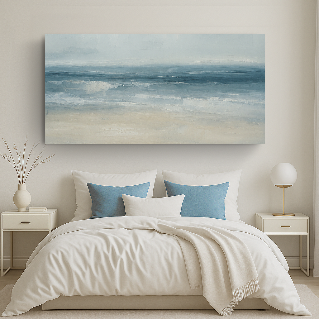 Waterscape Abstract Ix wall art with nature-inspired artwork - product view 3
