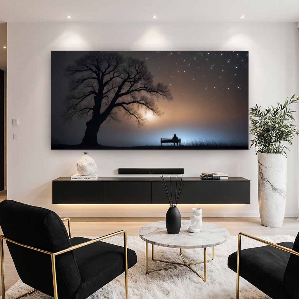 Modern Nature Scenery wall art with nature-inspired artwork - product view 3