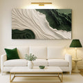 Green Rivers Abstract Xi wall art with nature-inspired artwork