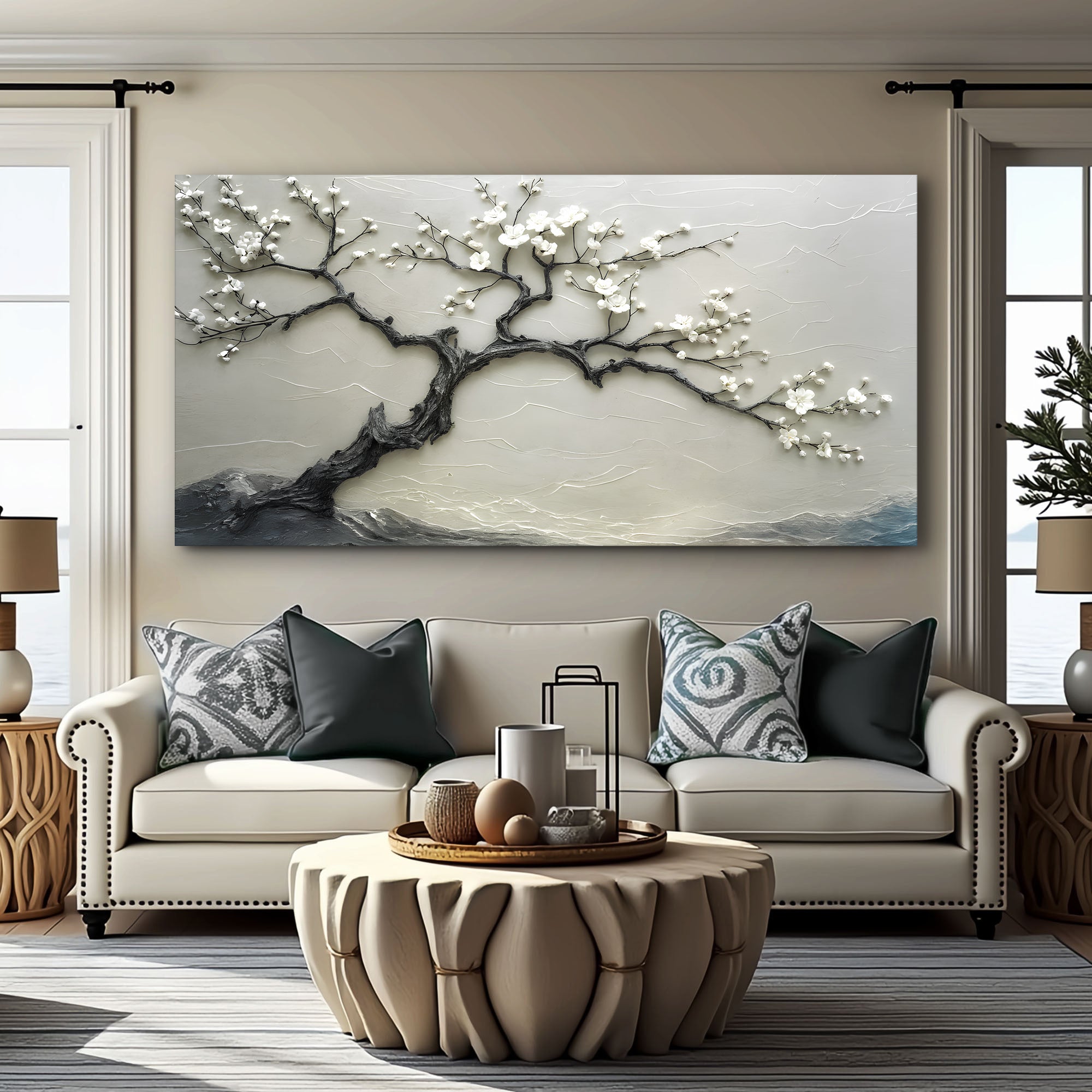 Silent Blossom wall art with nature-inspired artwork - product view 5