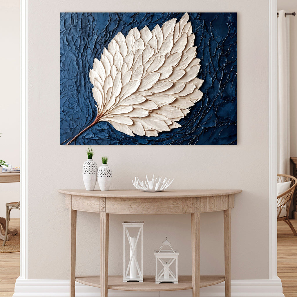 Ivory Bloom wall art with nature-inspired artwork - product view 4