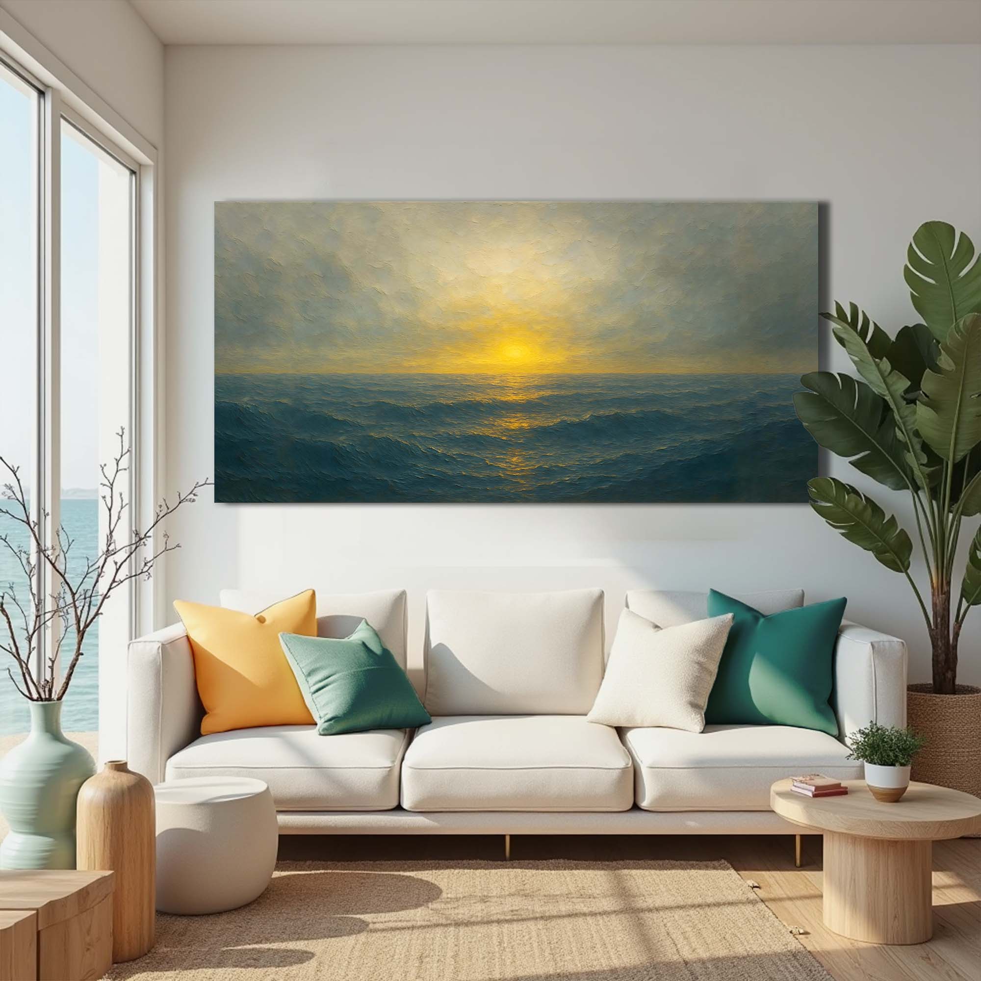 Waterscape Abstract Iv wall art with nature-inspired artwork - product view 3
