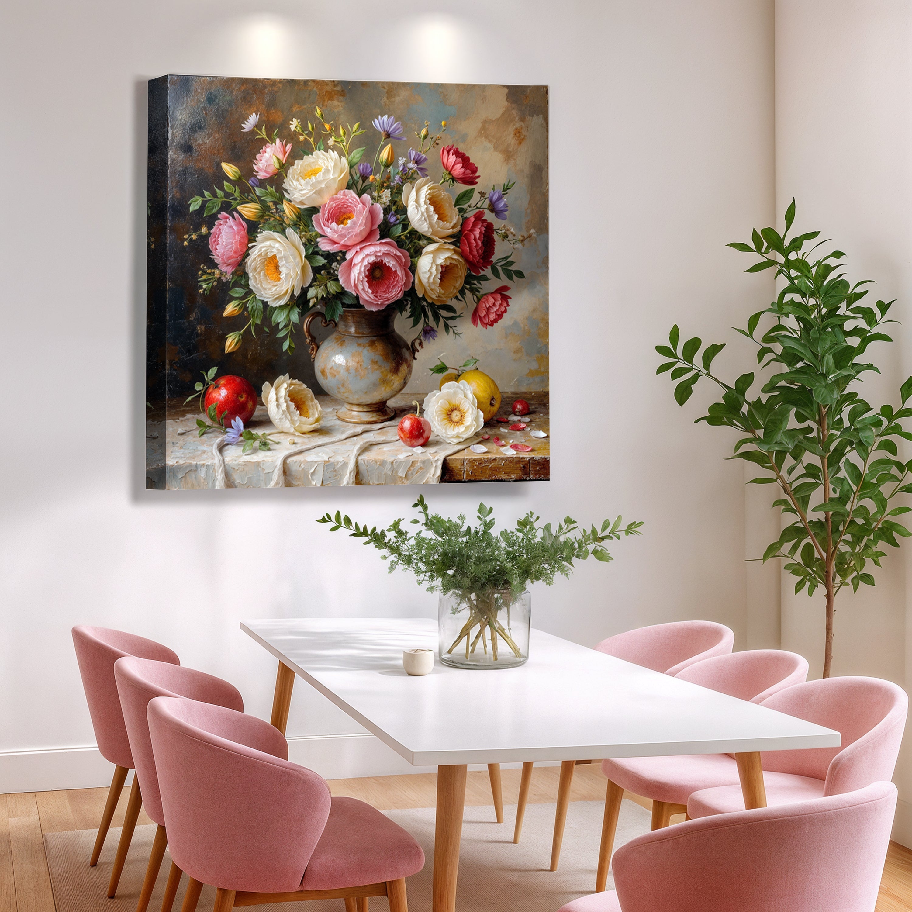 Summer Bloom Vase wall art with nature-inspired artwork - product view 3