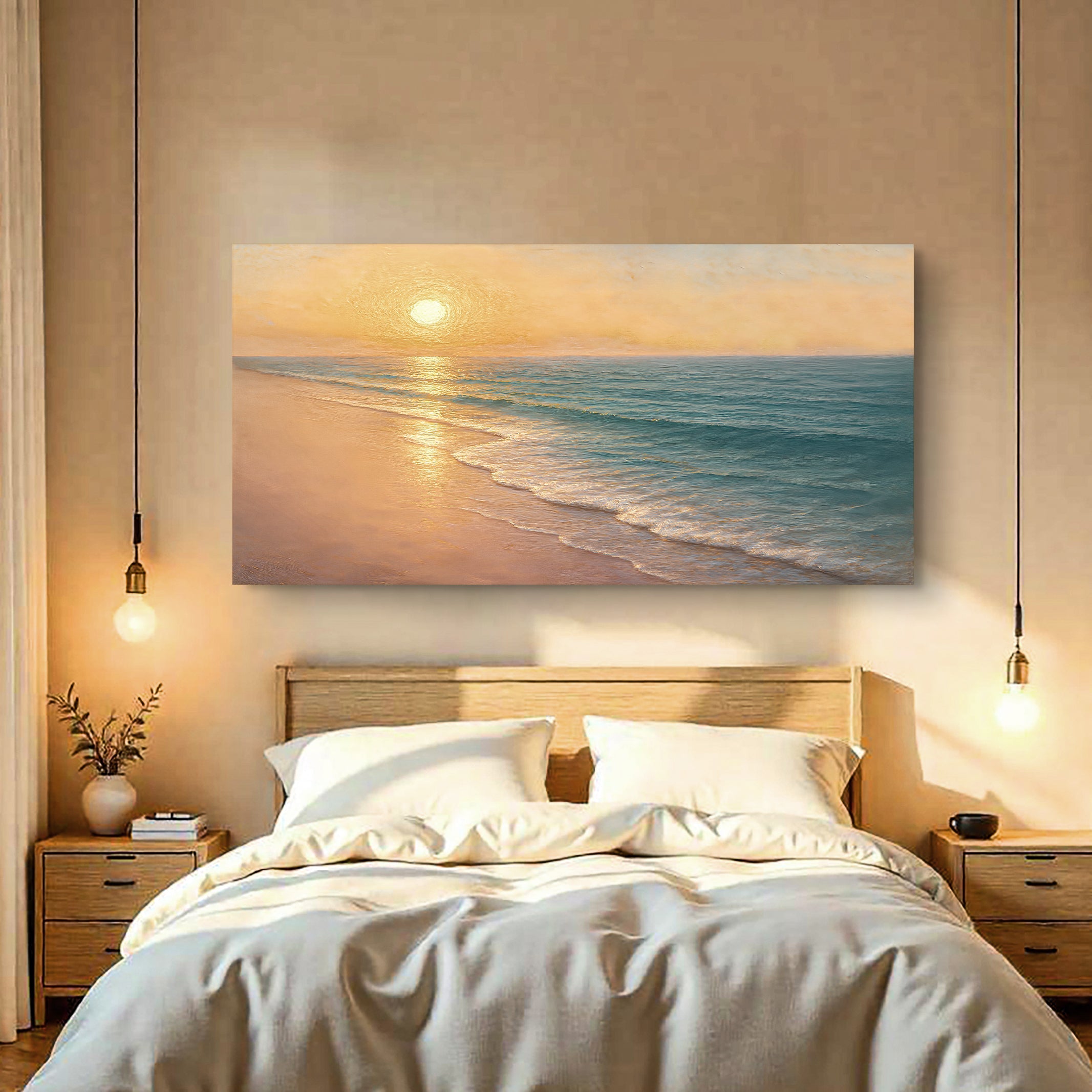 Beach Shoreline Coastal Iv wall art with nature-inspired artwork - product view 3