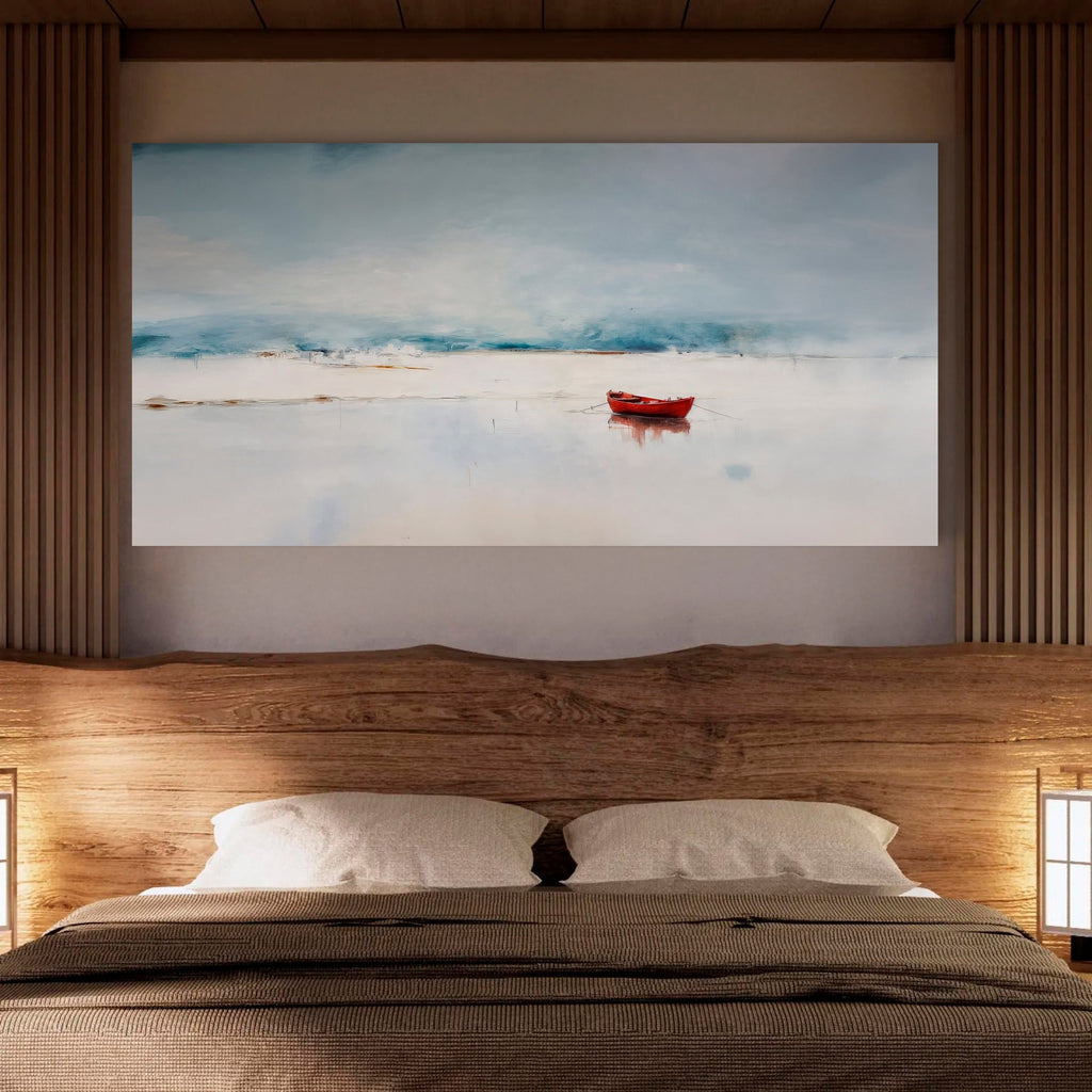 Misty Morning Abstract wall art with nature-inspired artwork - product view 3