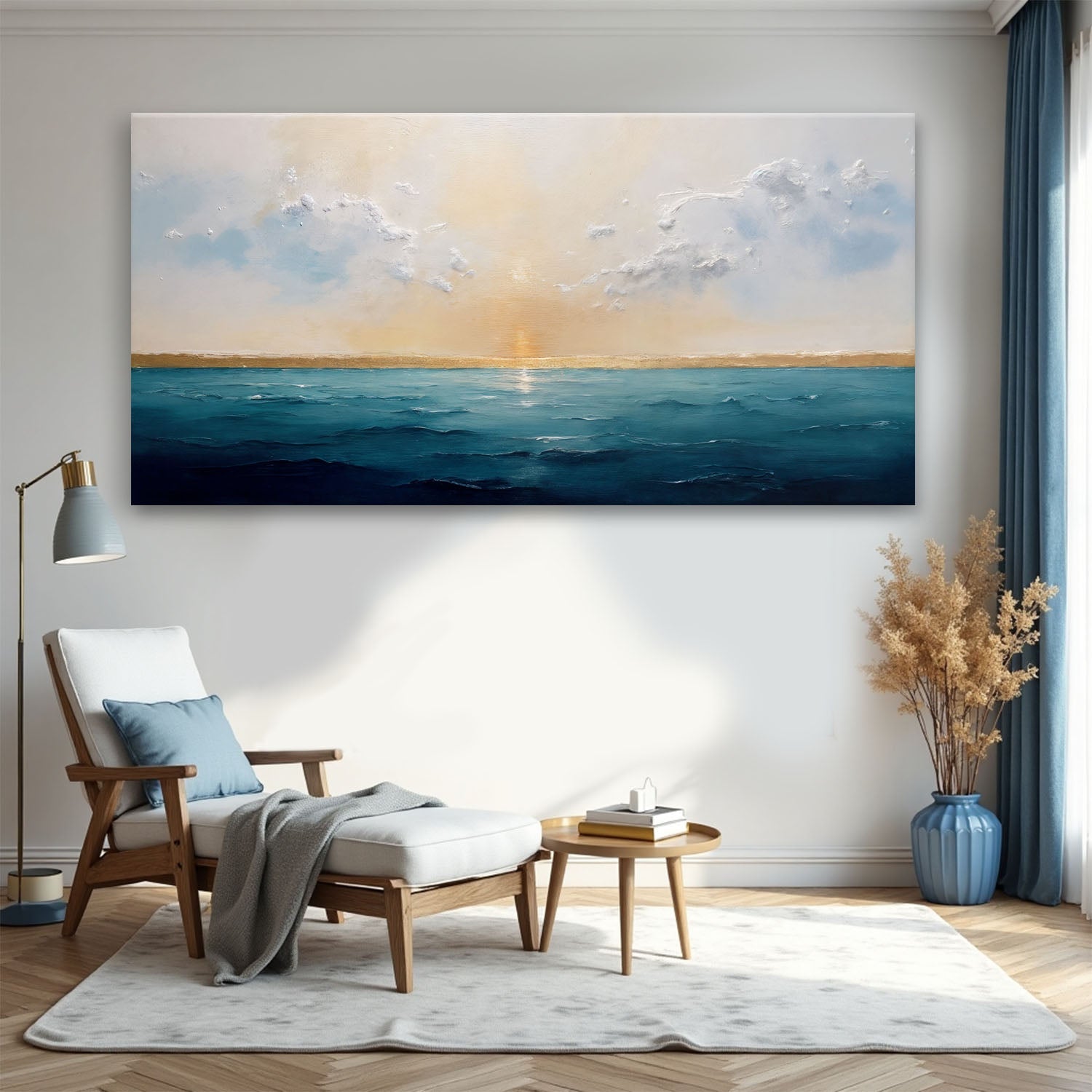 Waterscape Abstract Vi wall art with nature-inspired artwork - product view 3