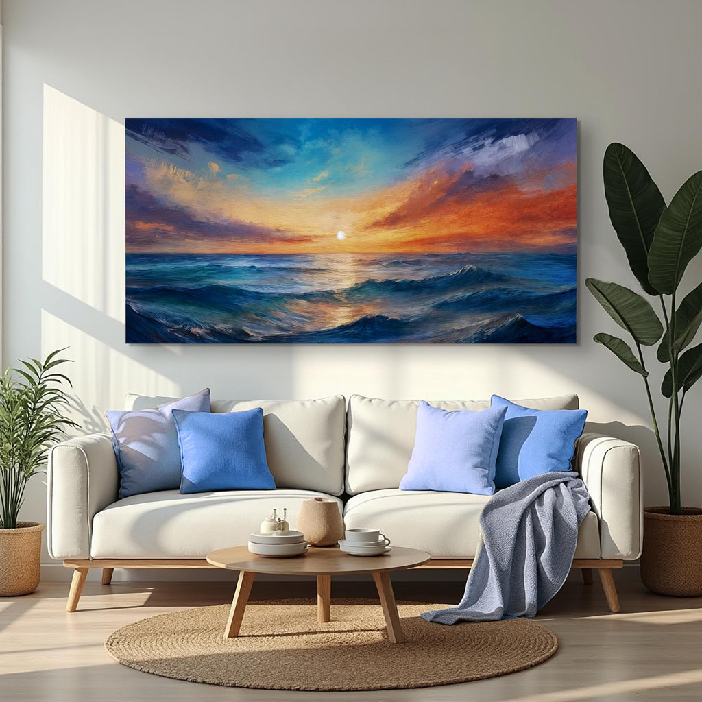 Waterscape Abstract Xiii wall art with nature-inspired artwork - product view 3