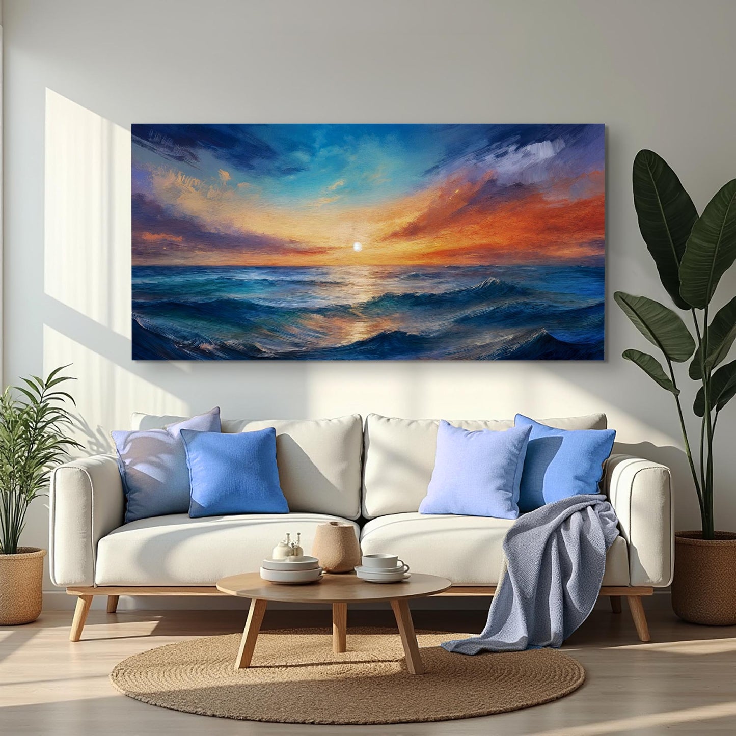 Waterscape Abstract Xiii wall art with nature-inspired artwork - product view 3