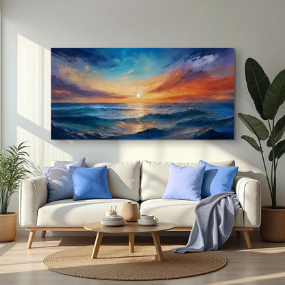 Waterscape Abstract Xiii wall art with nature-inspired artwork - product view 3
