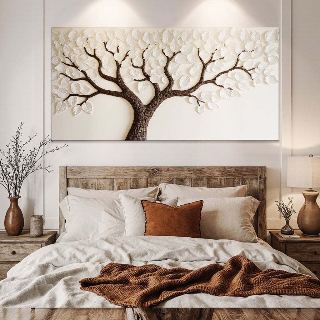 Ivory Canopy Tree wall art with nature-inspired artwork - product view 4