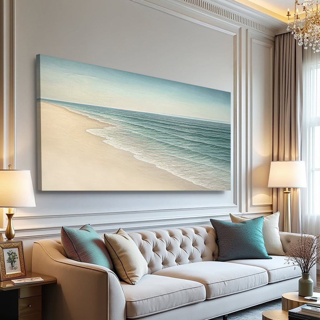 Beach Shoreline Coastal Ii wall art with nature-inspired artwork - product view 3