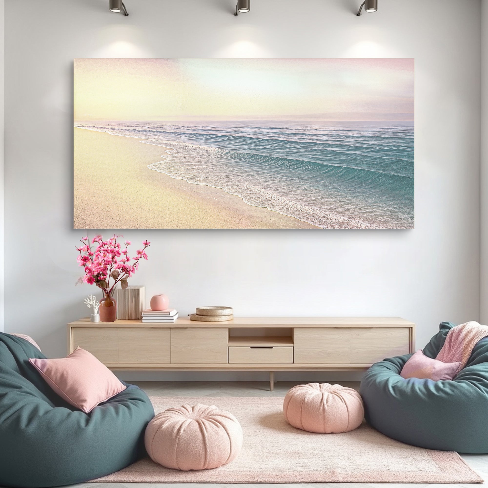 Beachside Bliss Coastal wall art with nature-inspired artwork - product view 3