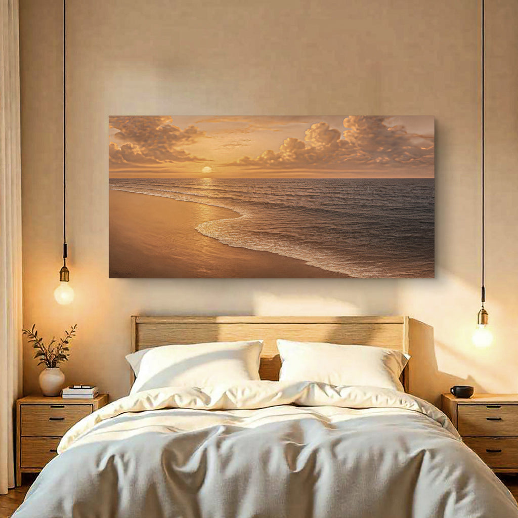 Beach Shoreline Coastal Viii wall art with nature-inspired artwork - product view 3