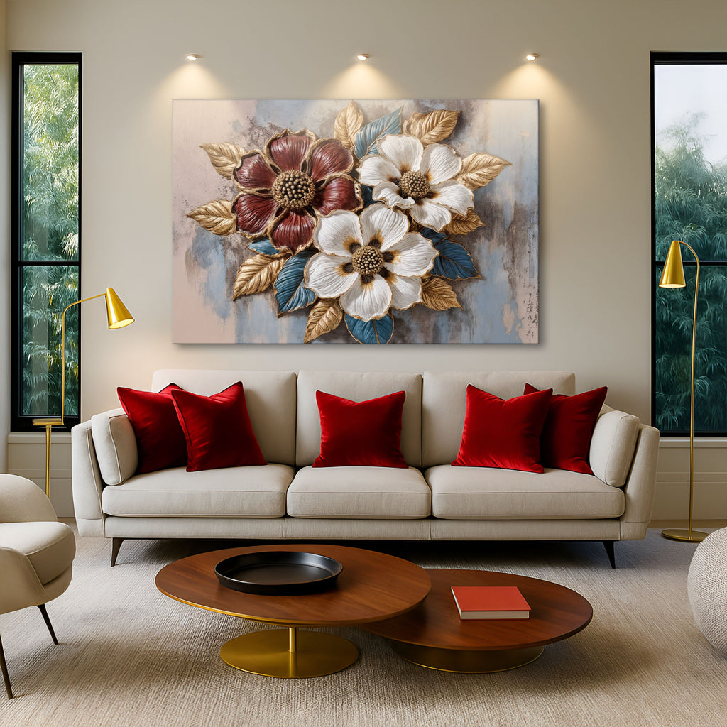 Floral Symphony Ii wall art with nature-inspired artwork - product view 5